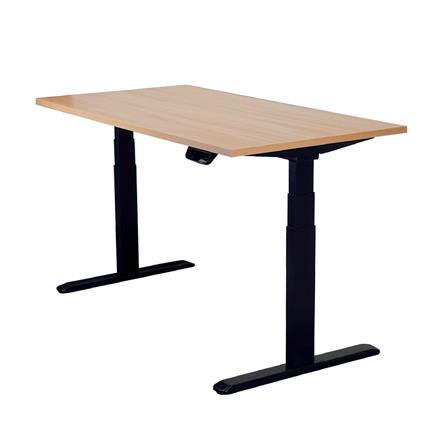โต๊ะปรับระดับไฟฟ้า WORKSCAPE WDH-00010 150 ซม. สีคาปูชิโน่/ดำ_1