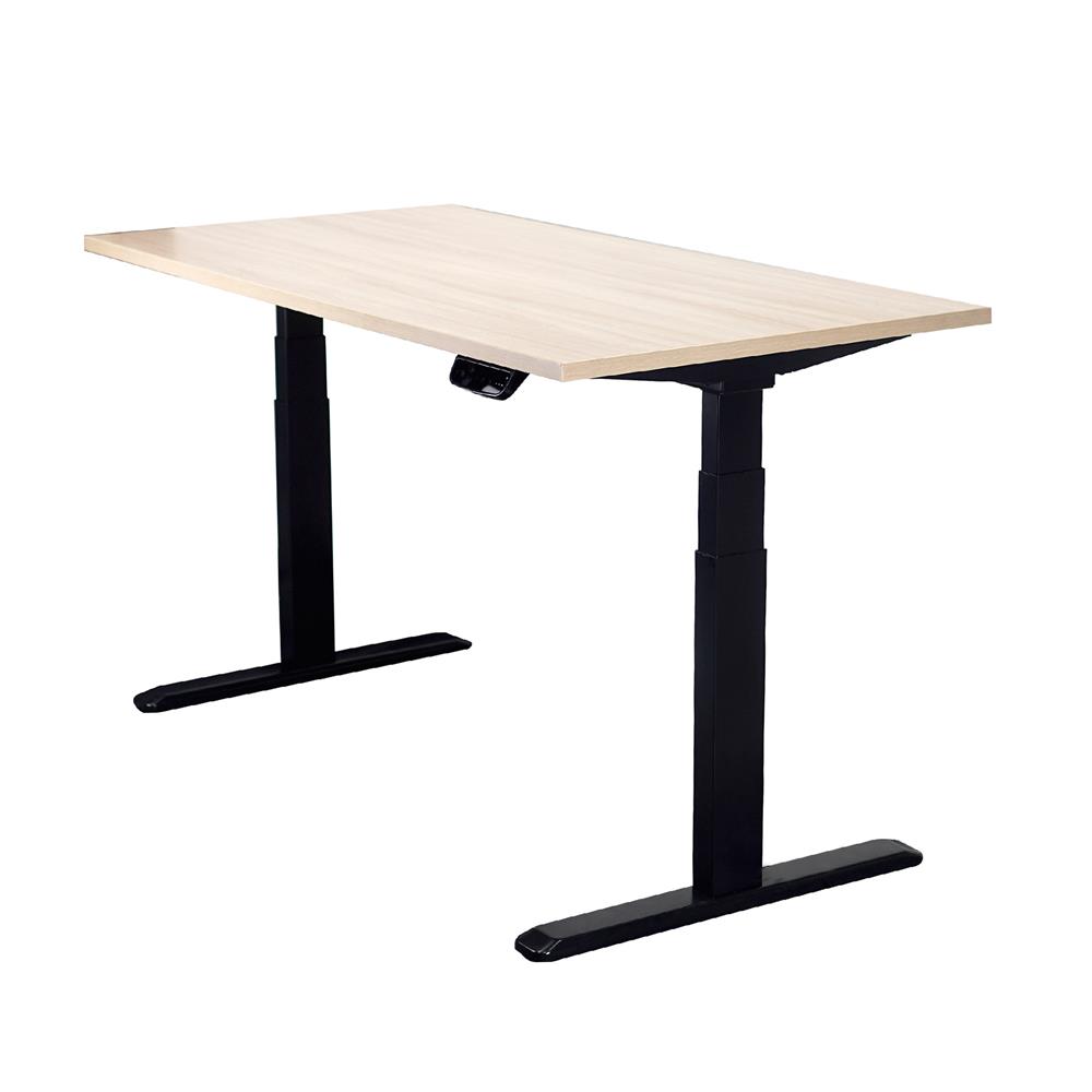 โต๊ะปรับระดับไฟฟ้า WORKSCAPE WDH-00009 120 ซม. สีลาเต้/ดำ