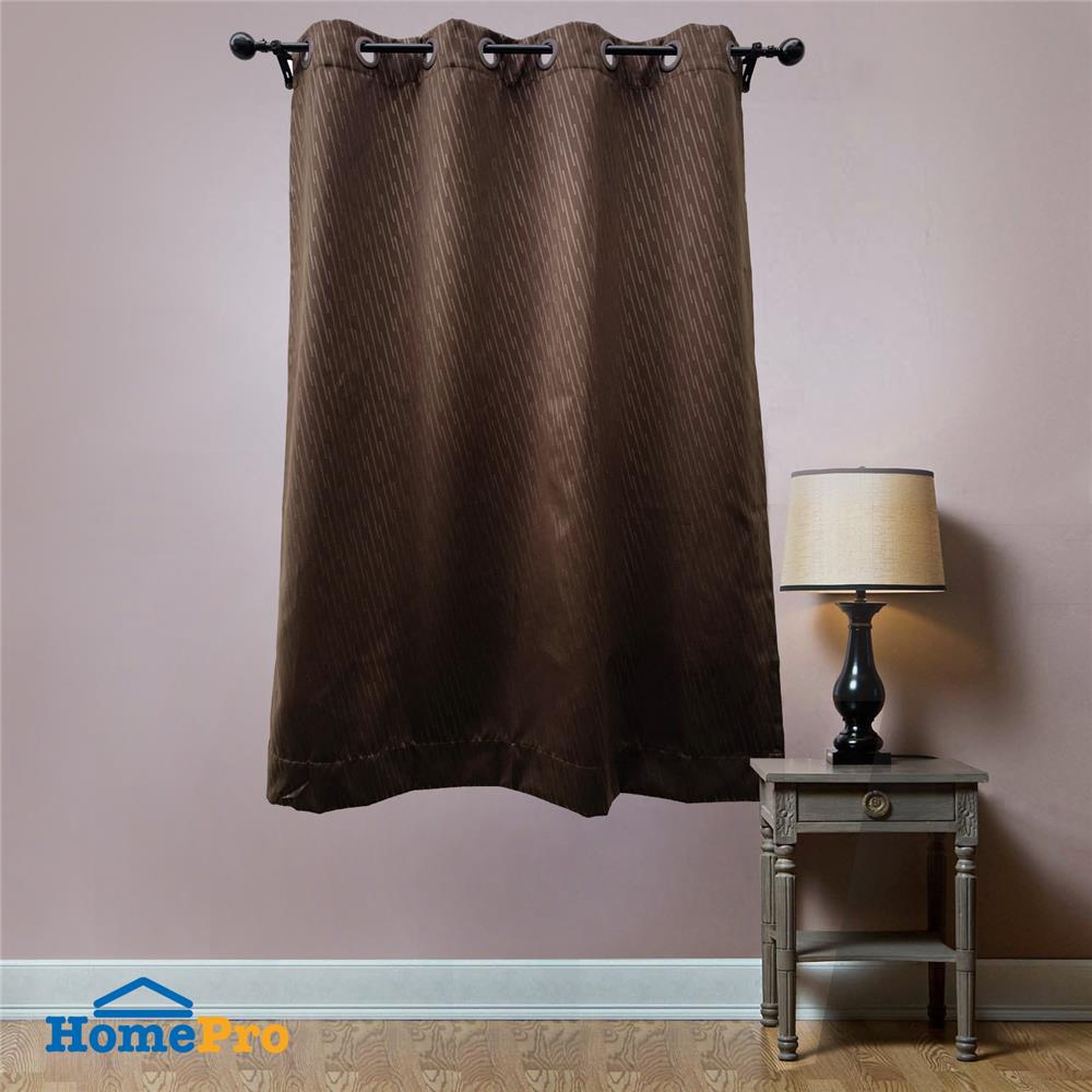 ผ้าม่าน EYELET HOME LIVING STYLE SLANTO UV 130X160 ซม. สีน้ำตาล