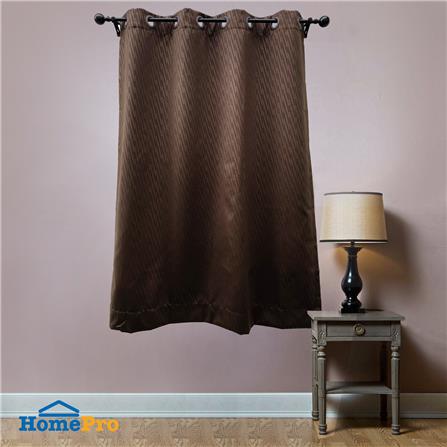 ผ้าม่าน EYELET HOME LIVING STYLE SLANTO UV 130X160 ซม. สีน้ำตาล_4