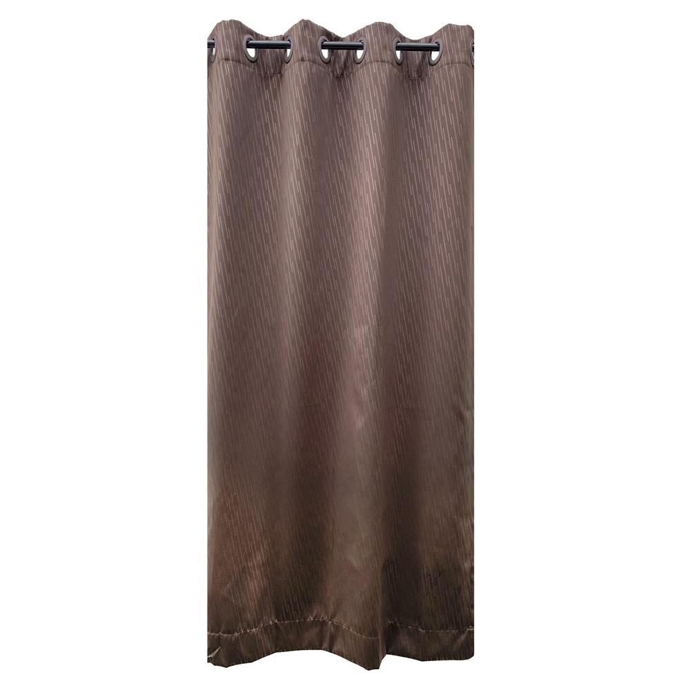 ผ้าม่าน EYELET HOME LIVING STYLE SLANTO UV 130X220 ซม. สีน้ำตาล_1