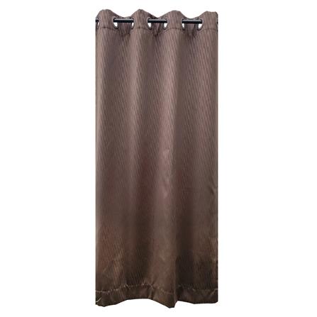 ผ้าม่าน EYELET HOME LIVING STYLE SLANTO UV 130X220 ซม. สีน้ำตาล_0