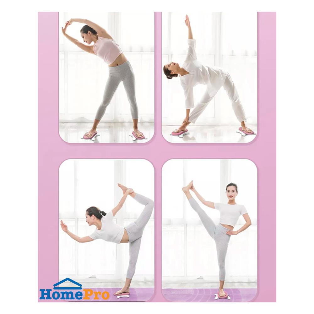 จานหมุนออกกำลังกาย N-ACTIVE TWIST AND SHAPE สีชมพู