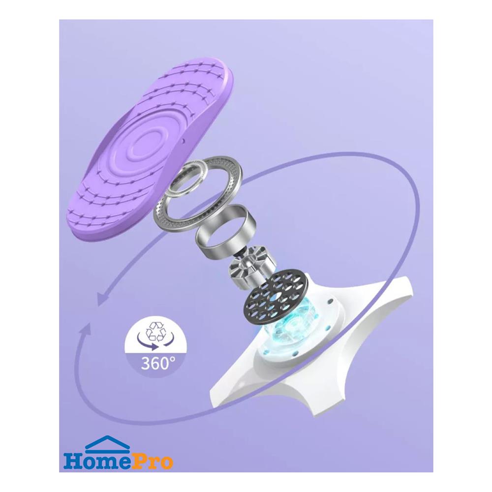 จานหมุนออกกำลังกาย N-ACTIVE TWIST AND SHAPE สีม่วง