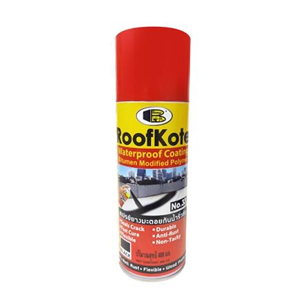 สเปรย์ยางมะตอยกันน้ำรั่วซึม BOSNY 400 ซีซี สีดำ_0