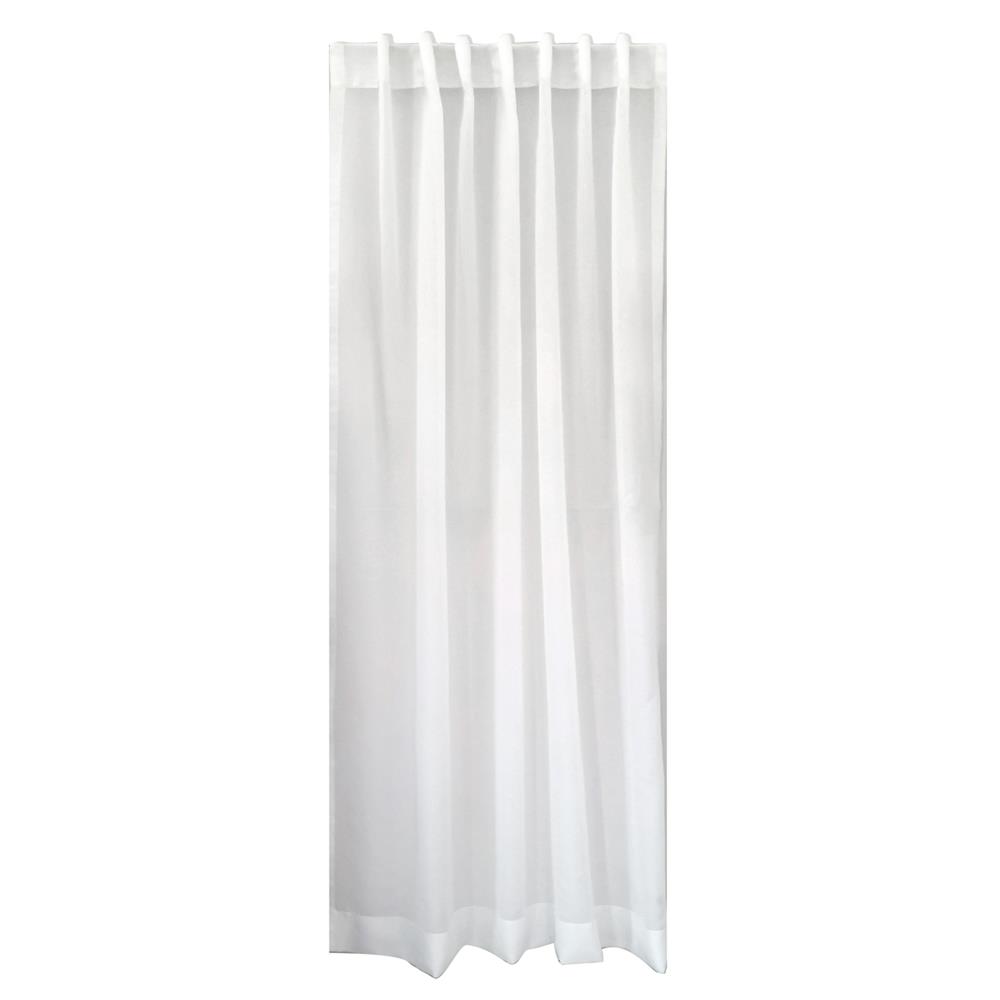 ผ้าม่านโปร่งซ่อนหู HOME LIVING STYLE BASIE 130X220 ซม. สีขาว