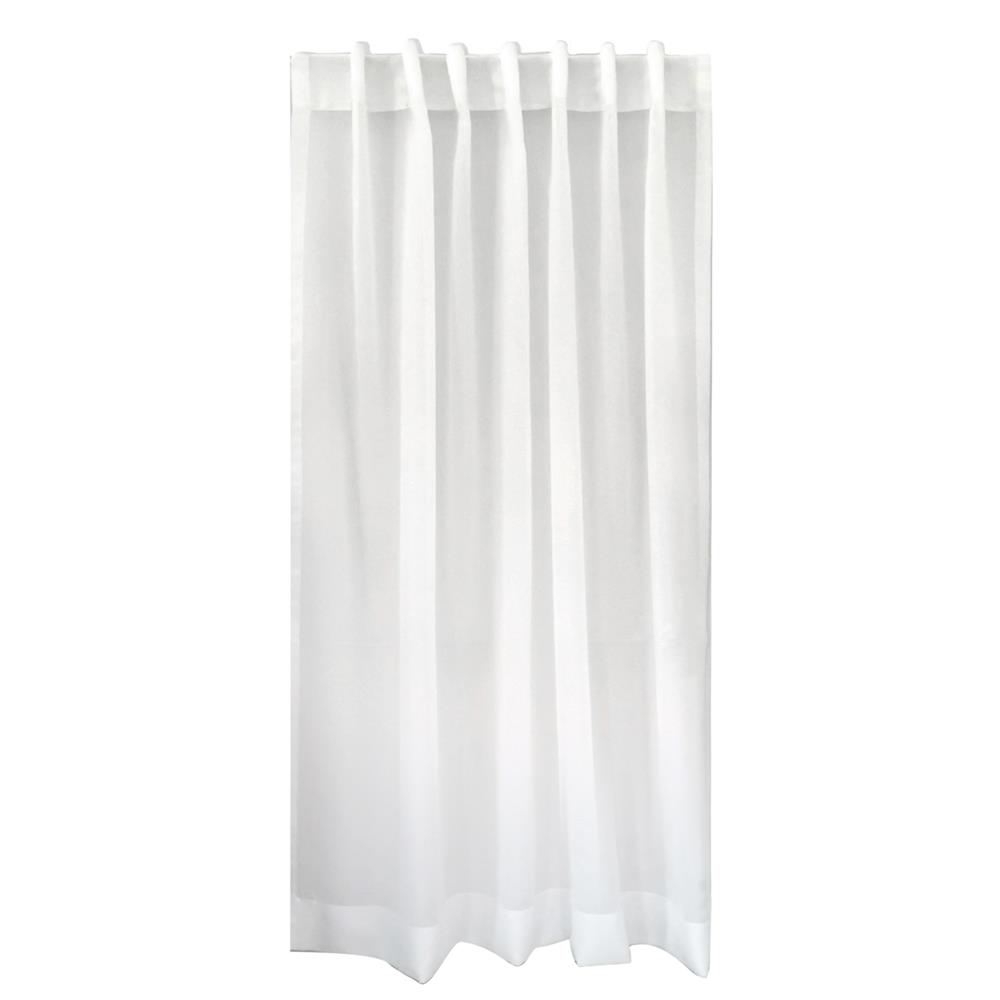 ผ้าม่านโปร่งซ่อนหู HOME LIVING STYLE BASIE 130X160 ซม. สีขาว