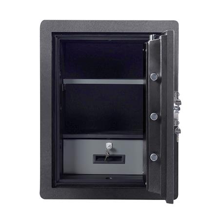 ตู้นิรภัยอิเล็กทรอนิกส์ KINGDOM CVX175B สีดำ_3
