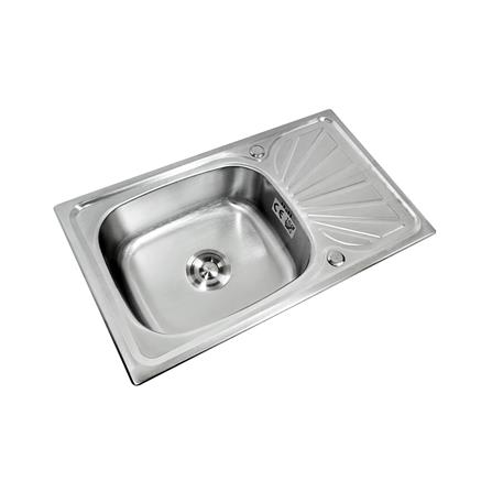 ซิงค์ฝัง 1 หลุม 1 ที่พัก TECNOSTAR TNS 754517 เงิน_1