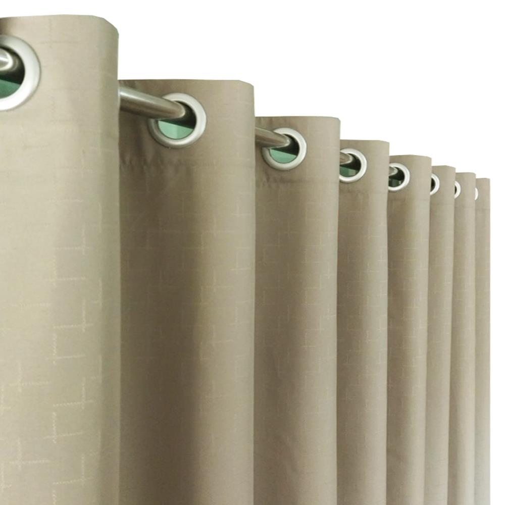 ผ้าม่าน EYELET HOME LIVING STYLE PLUSO UV 270X220 ซม. สีน้ำตาล