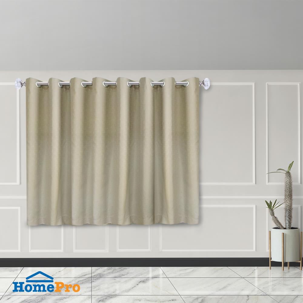 ผ้าม่าน EYELET HOME LIVING STYLE PLUSO UV 270X160 ซม. สีน้ำตาล