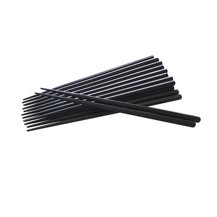 ชุดตะเกียบเมลามีน SUPERWARE 10 คู่ สีดำ_1