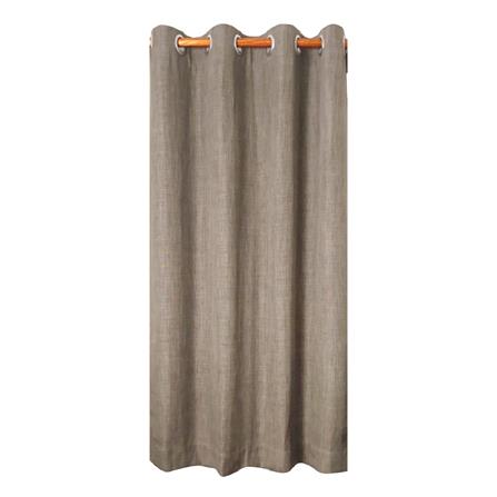 ผ้าม่าน EYELET HOME LIVING STYLE GRAINO UV 130X160 ซม. สีน้ำตาล_0