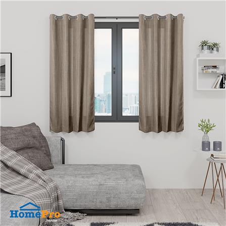 ผ้าม่าน EYELET HOME LIVING STYLE GRAINO UV 130X160 ซม. สีน้ำตาล_3