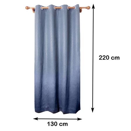 ผ้าม่าน EYELET HOME LIVING STYLE KOLL UV 130X220 ซม. สีเทา_6