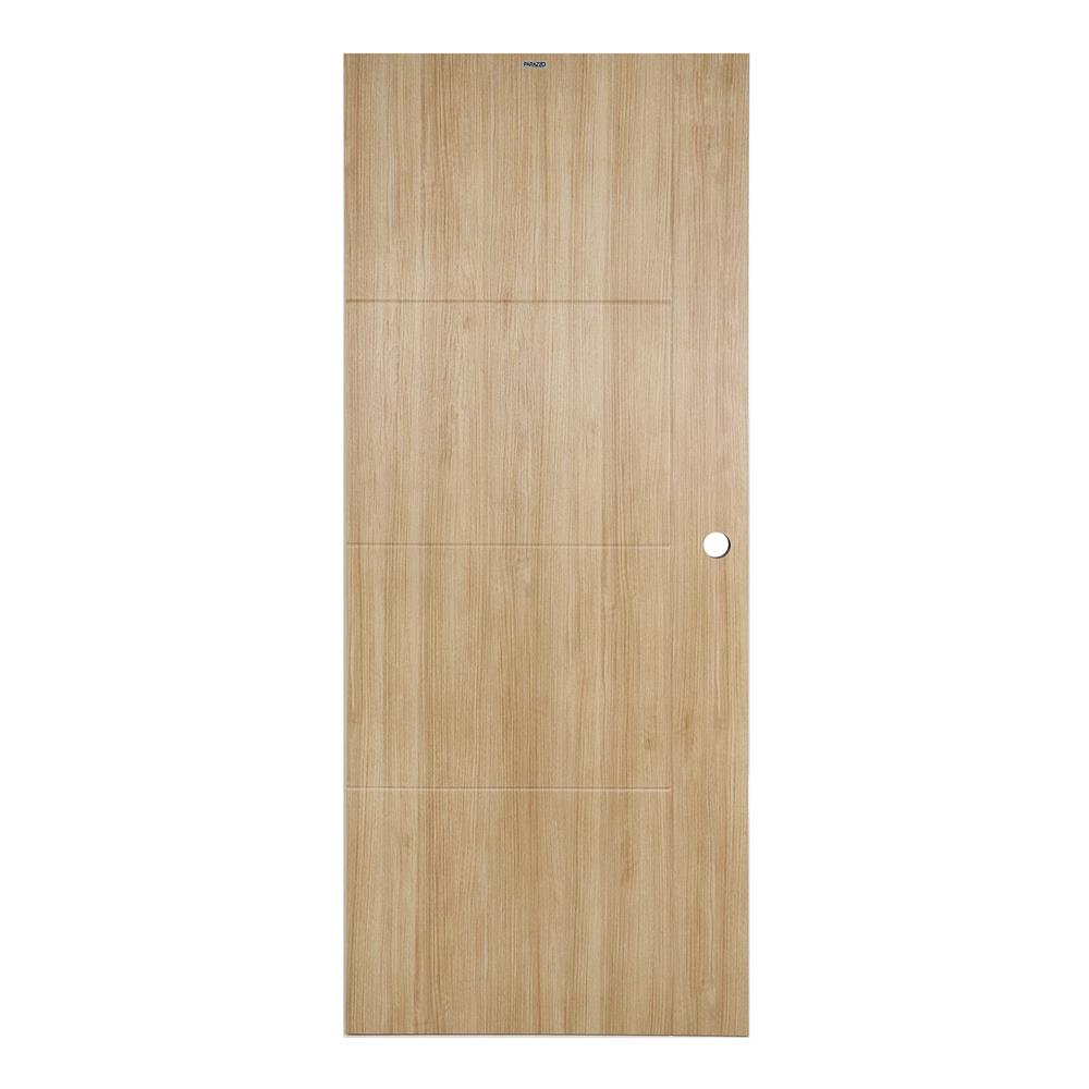 ประตูภายใน UPVC PARAZZO PUV03 80X200 ซม. สีลาเต้ เจาะลูกบิด