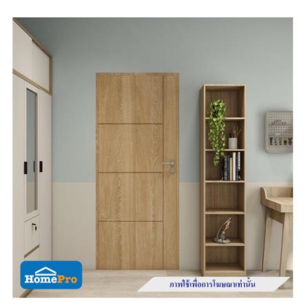 ประตูภายใน UPVC PARAZZO PUV03 80X200 ซม. สีลาเต้ เจาะลูกบิด_3