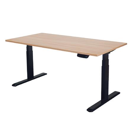 โต๊ะปรับระดับไฟฟ้า WORKSCAPE WDH-00011 180 ซม. สีคาปูชิโน่/ดำ_2
