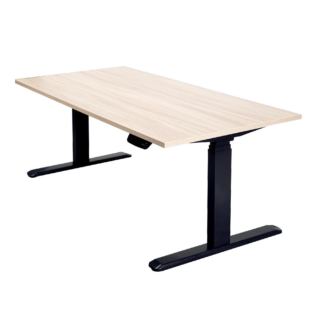 โต๊ะปรับระดับไฟฟ้า WORKSCAPE WDH-00011 180 นิ้ว สีลาเต้/ดำ