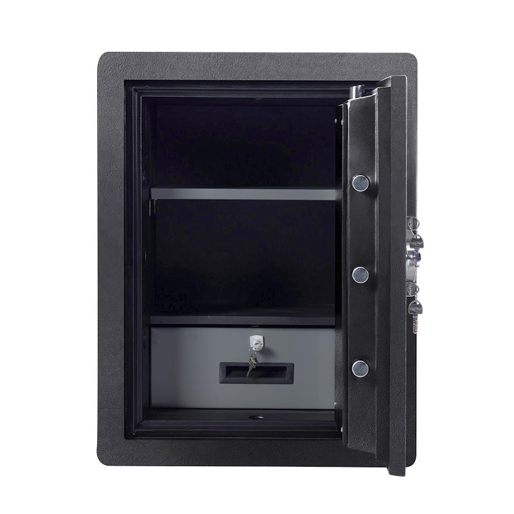 ตู้นิรภัยมือหมุน KINGDOM CVX175M สีดำ