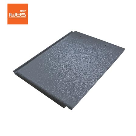 กระเบื้องหลังคาอดามัส แบบเรียบ ตราเพชร 33x42 ซม. สีเทาแอตแลนติก_0