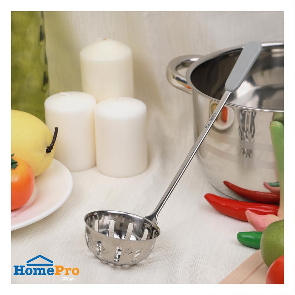 กระชอนสุกี้ด้ามเทา KECH SUKI 23 ซม.