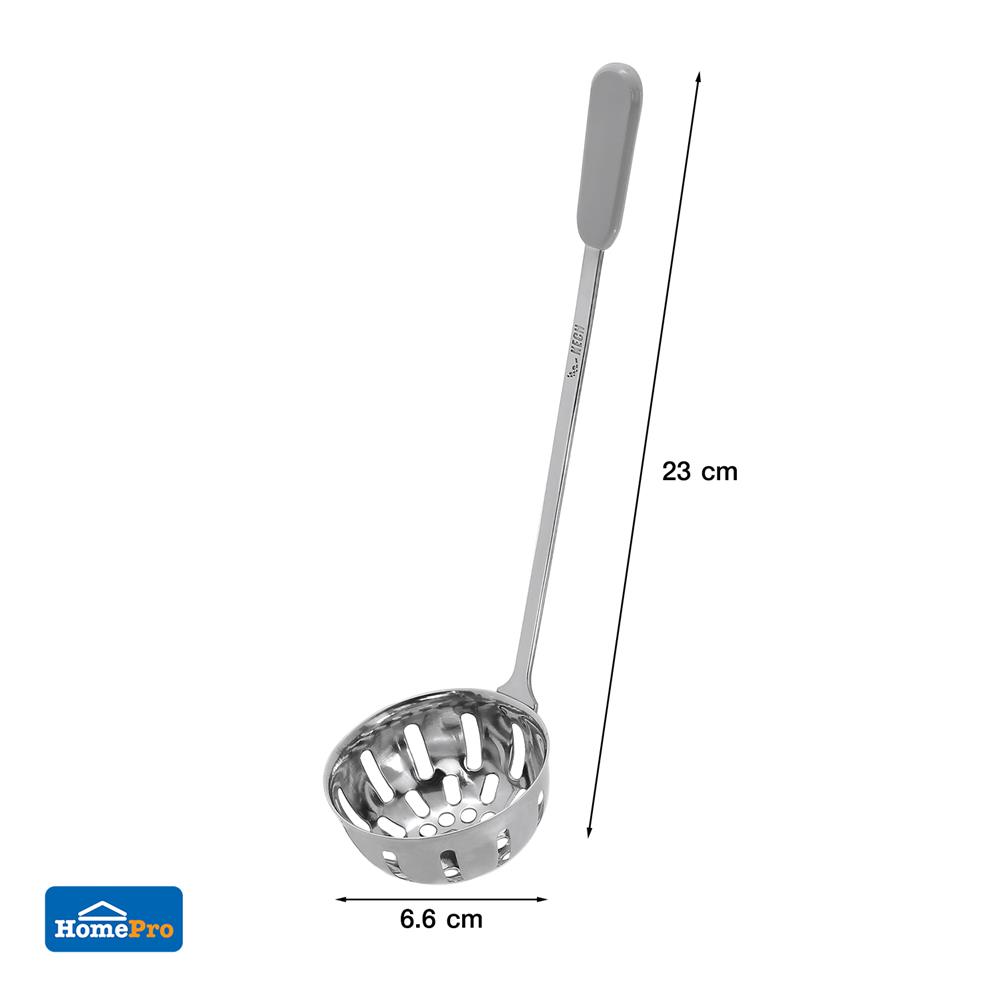 กระชอนสุกี้ด้ามเทา KECH SUKI 23 ซม.