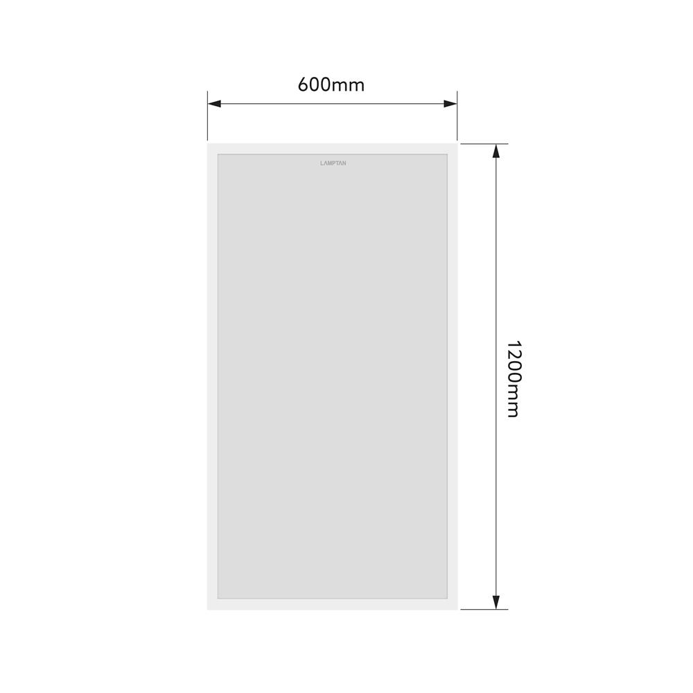 โคมติดลอย LED LAMPTAN PANEL MAX 60 วัตต์ 60x120 ซม. DAYLIGHT