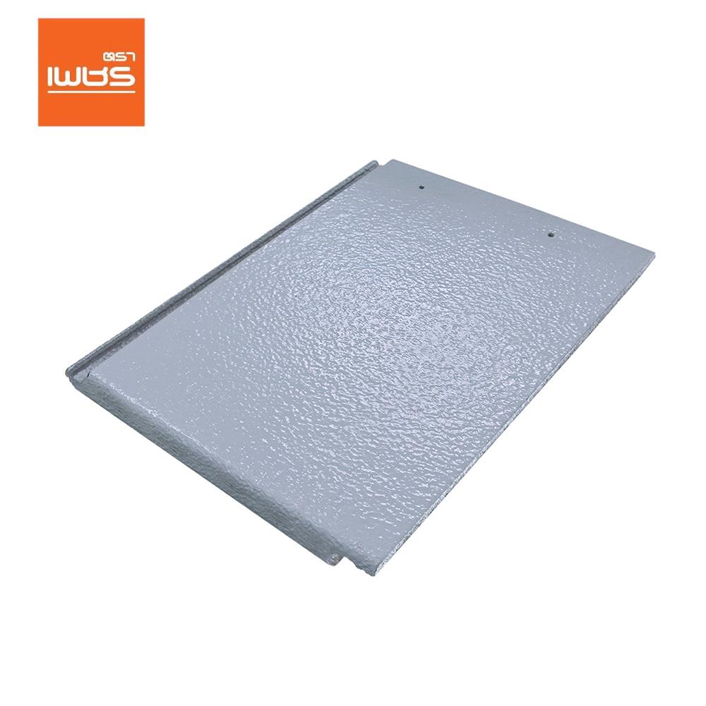 กระเบื้องหลังคาอดามัส แบบเรียบ ตราเพชร 33x42 ซม. สีเทาอาร์กติก