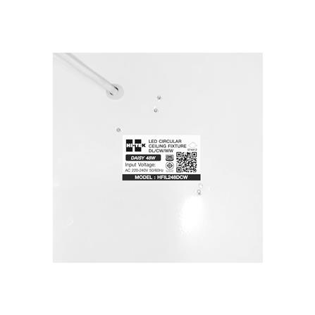 ไฟเพดาน LED HI-TEK HFIL248DCW 15 นิ้ว 48 วัตต์ DAYLIGHT/COOL WHITE/WARM WHITE สีขาว_6