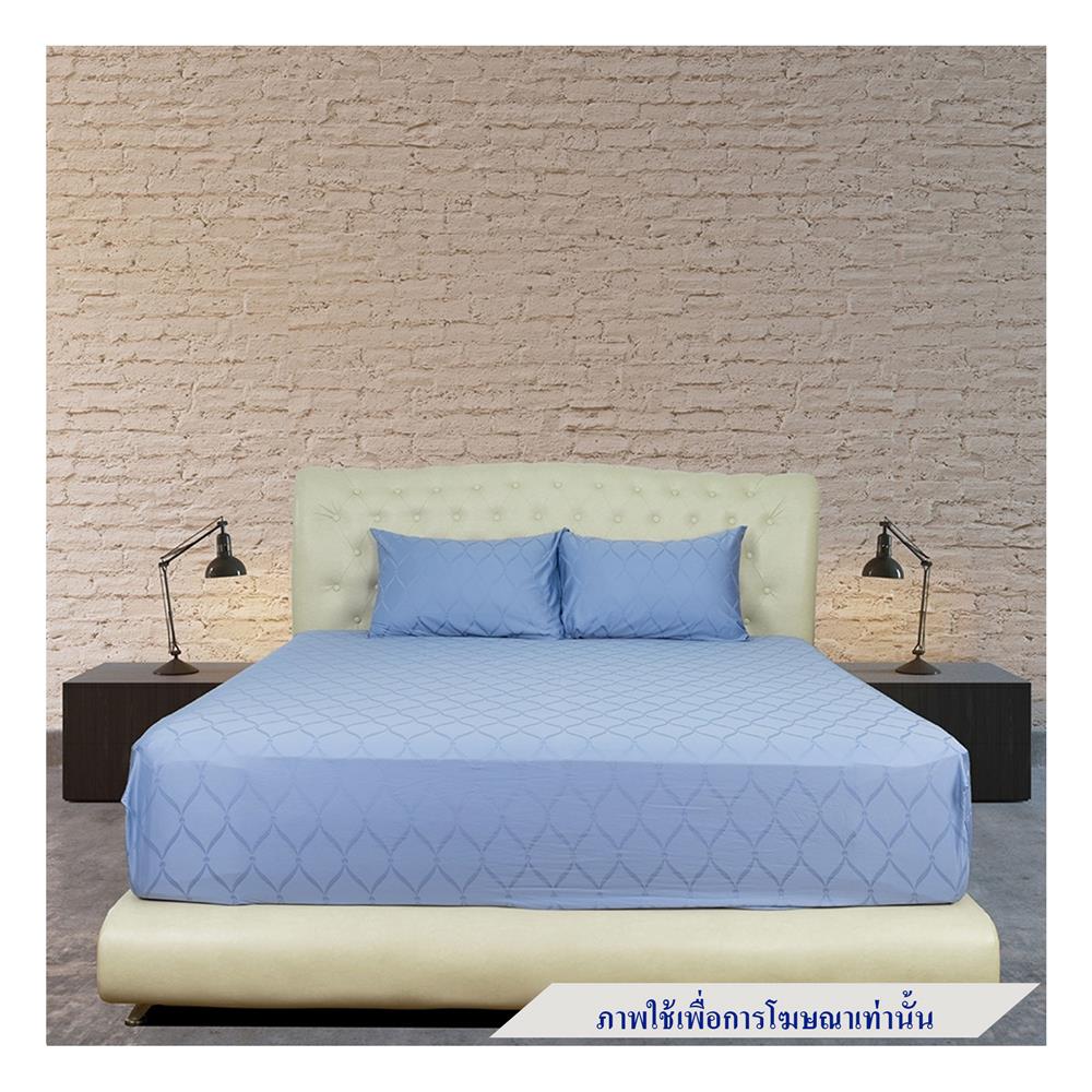 ชุดผ้าปูที่นอน 3.5 ฟุต 2 ชิ้น SYNDA VASTNESSA สี BLUE