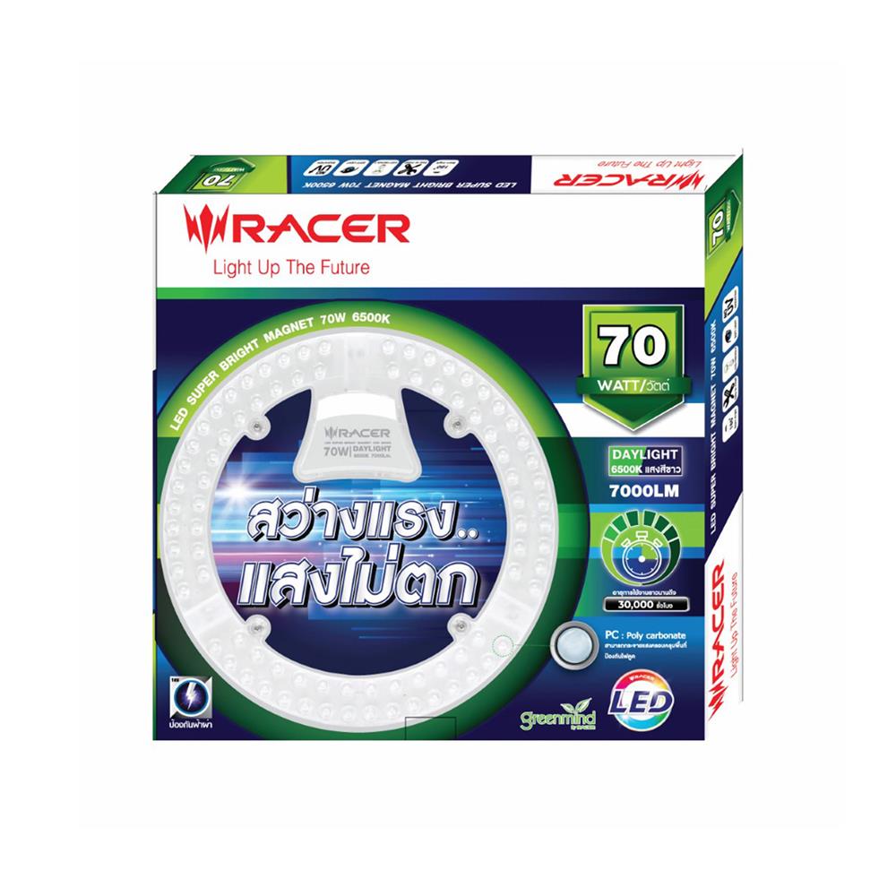 หลอด LED RACER SUPER BRIGHT MAGNET 70 วัตต์ DAYLIGHT