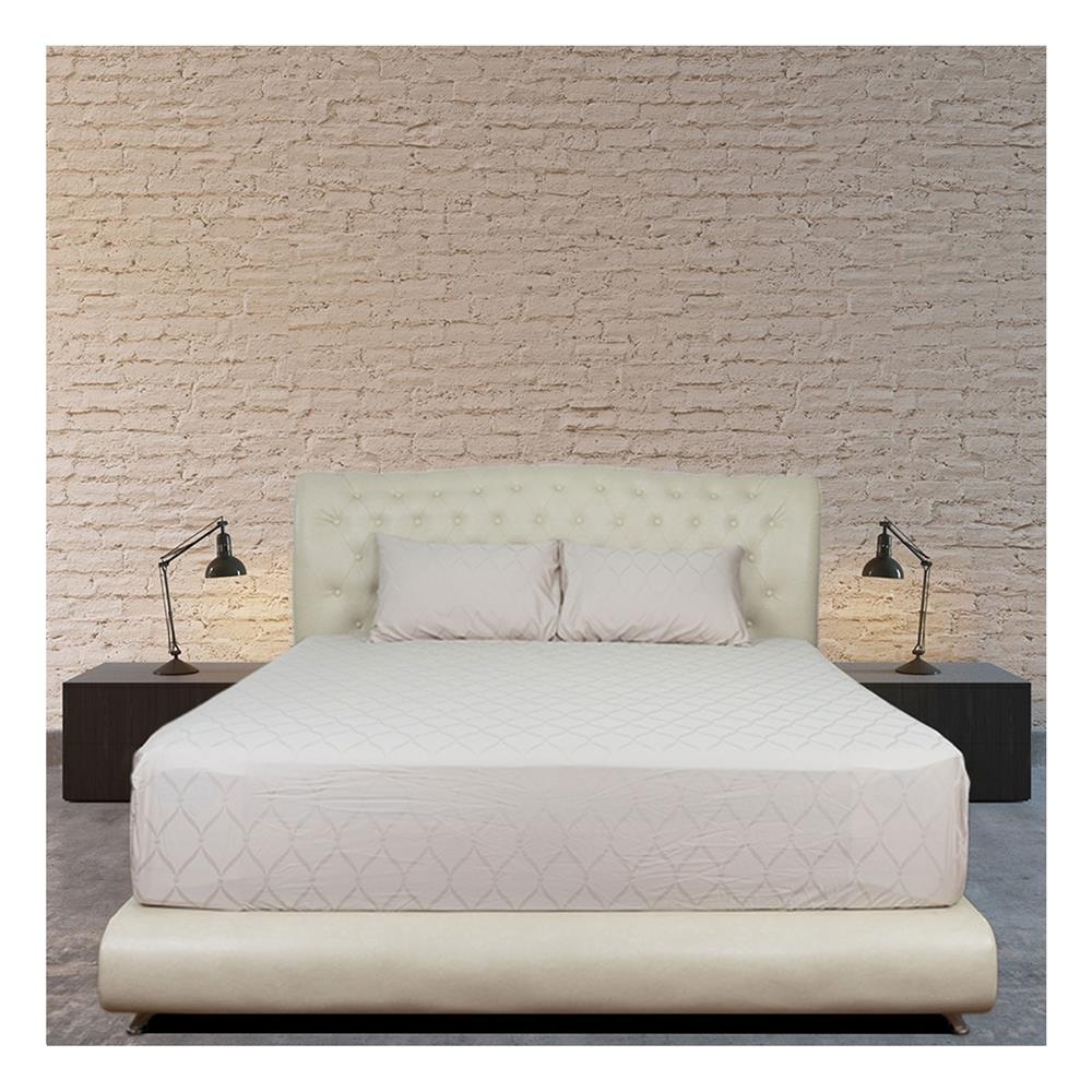 ชุดผ้าปูที่นอน 6 ฟุต 3 ชิ้น SYNDA VASTNESSA สี BEIGE