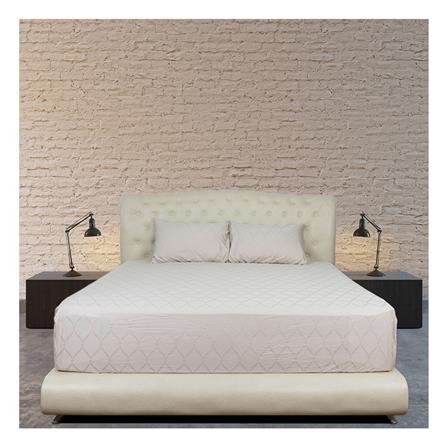 ชุดผ้าปูที่นอน 6 ฟุต 3 ชิ้น SYNDA VASTNESSA สี BEIGE