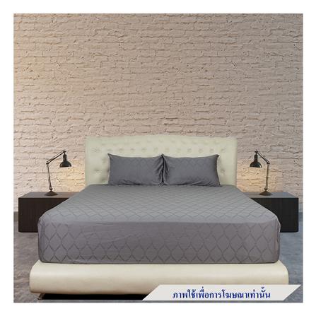 ชุดผ้าปูที่นอน 3.5 ฟุต 2 ชิ้น SYNDA VASTNESSA สี GREY