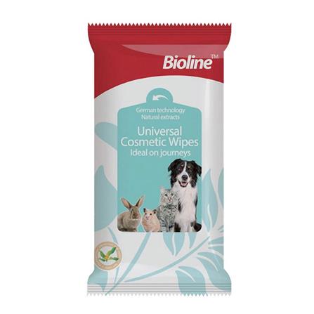 ผ้าเช็ดตาและหู BIOLINE COSMETIC WIPES SACHET 10 ชิ้น