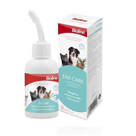 น้ำยาเช็ดหูสัตว์เลี้ยง BIOLINE EAR CARE 50 มล.