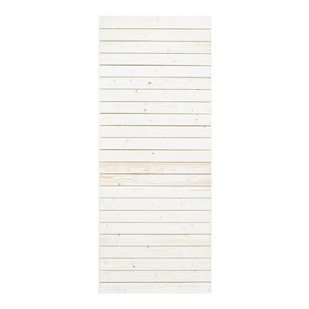 ประตูไม้เฮมล็อกเฟอร์ ไม่เจาะลูกบิด D2D ECO PINE 801 80x200 ซม. สีธรรมชาติ