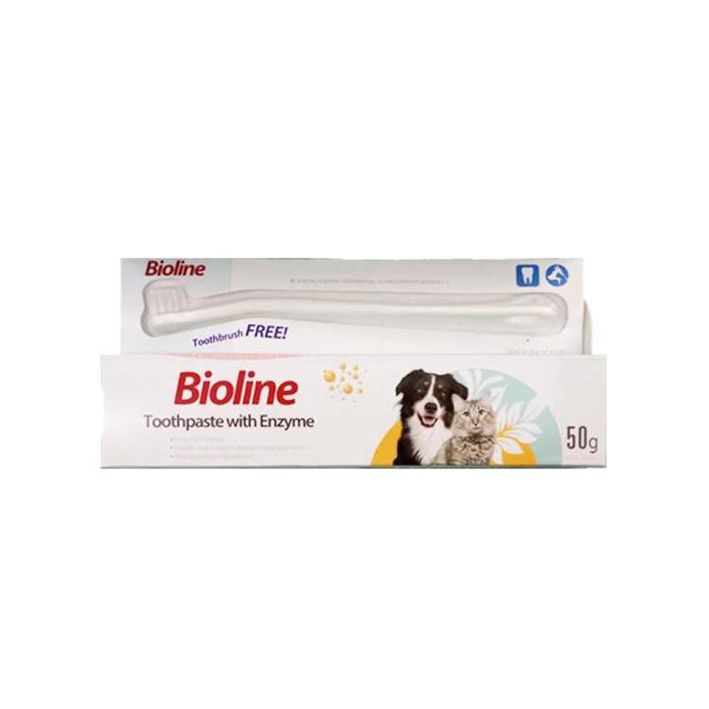 ยาสีฟันสำหรับสัตว์เลี้ยง BIOLINE ENZYME 50 ก.