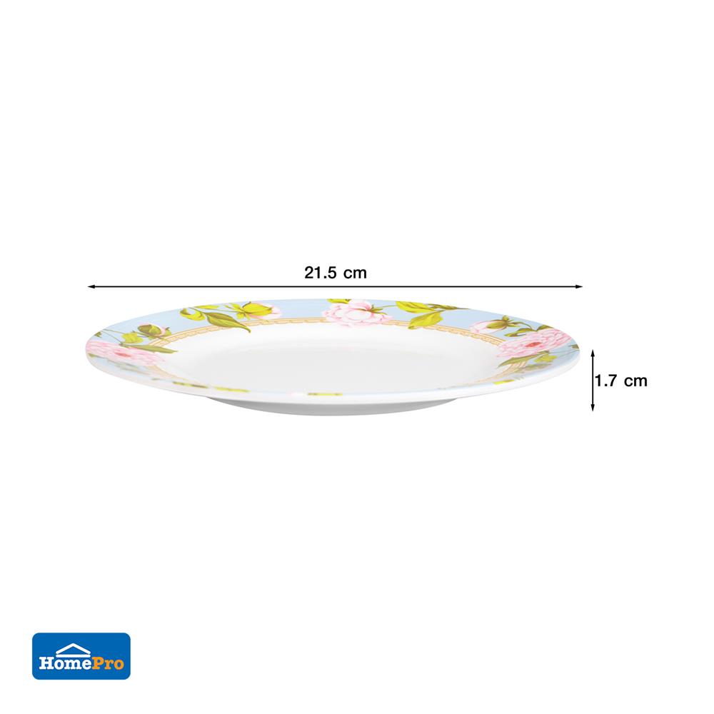 จานเมลามีนตื้น 8.5 นิ้ว KECH BEVERLY