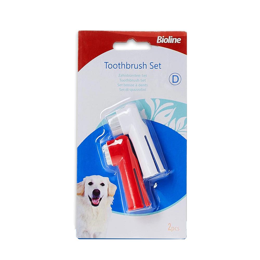 แปรงสีฟันสวมนิ้ว BIOLINE FINGER CLEANER 2 ชิ้น