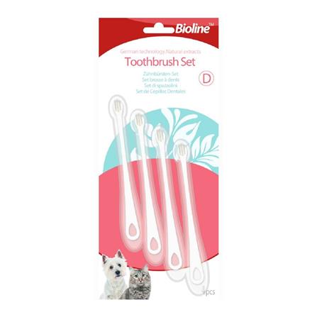 แปรงสีฟันหัวเล็กพิเศษ BIOLINE MINI BRUSH แพ็ก 4 ชิ้น_0