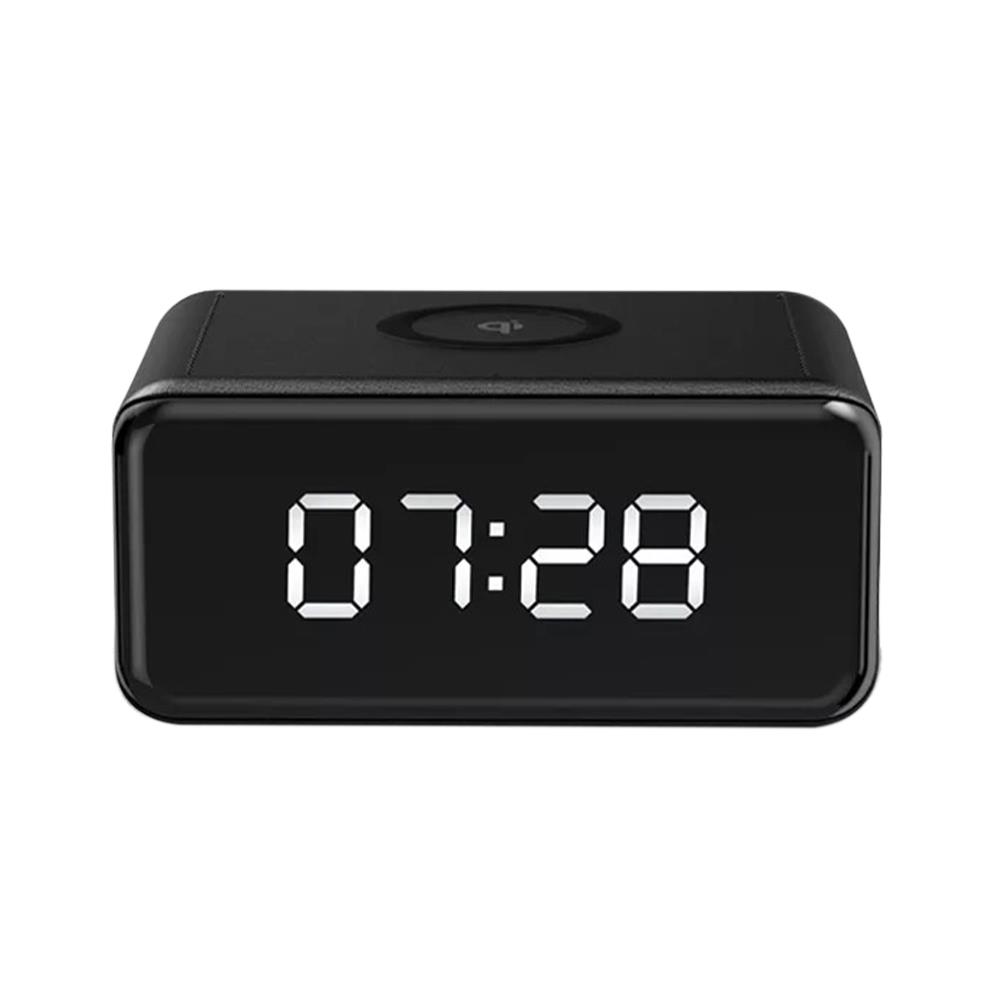นาฬิกาตั้งโต๊ะดิจิทัล RIN 215270402 6X4 นิ้ว สีดำ