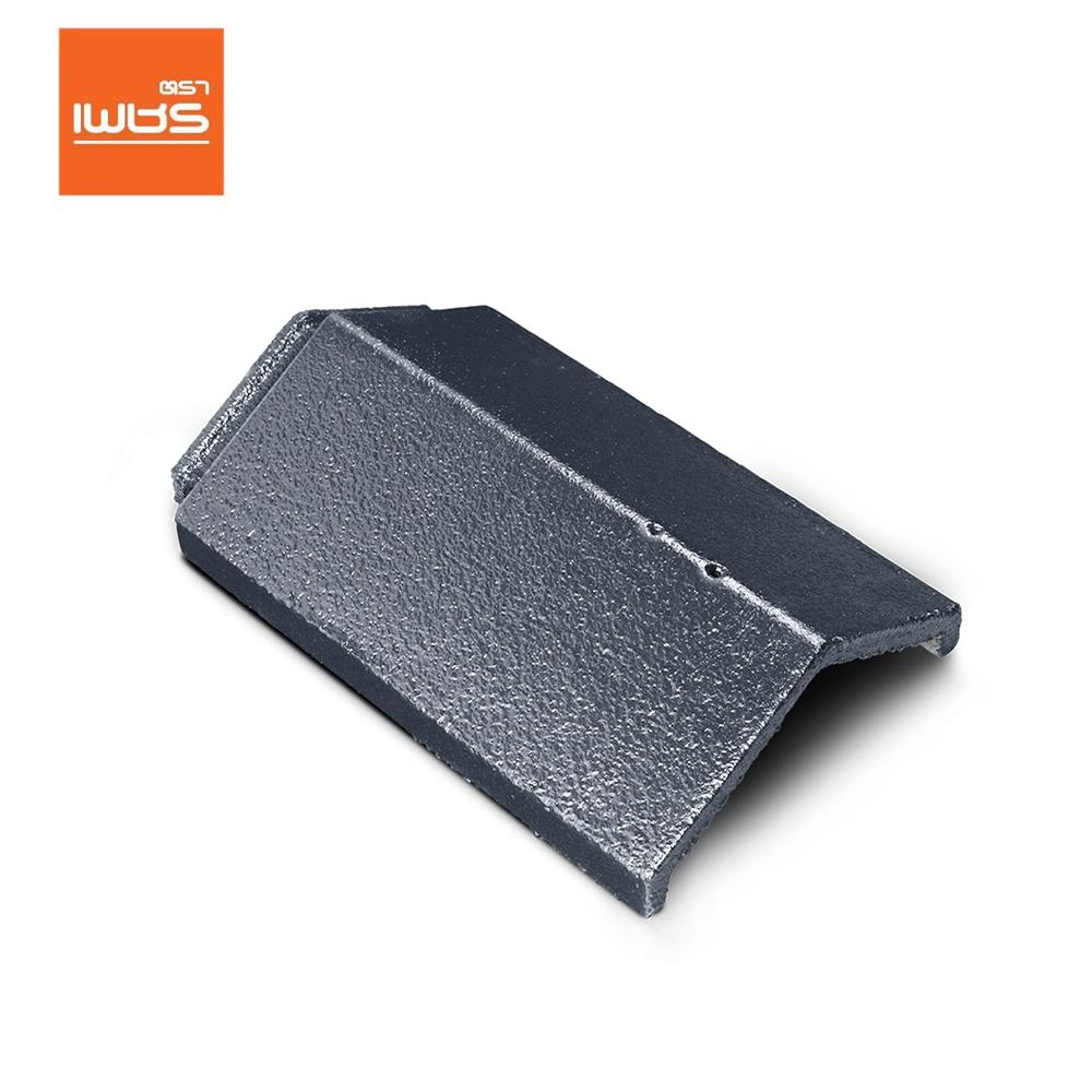 ครอบสันตะเข้อดามัส แบบเรียบ ตราเพชร 25x38.4 ซม. สีเทาแอตแลนติก