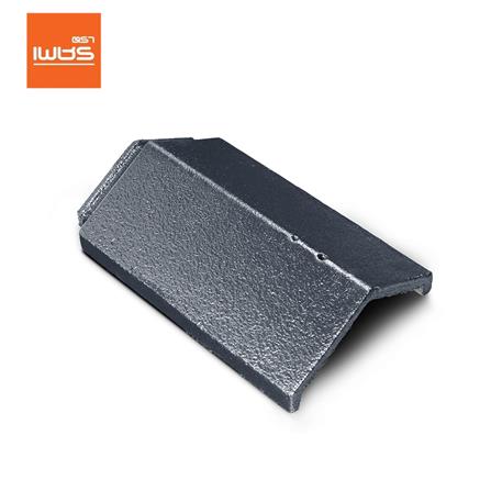 ครอบสันตะเข้อดามัส แบบเรียบ ตราเพชร 25x38.4 ซม. สีเทาแอตแลนติก_0