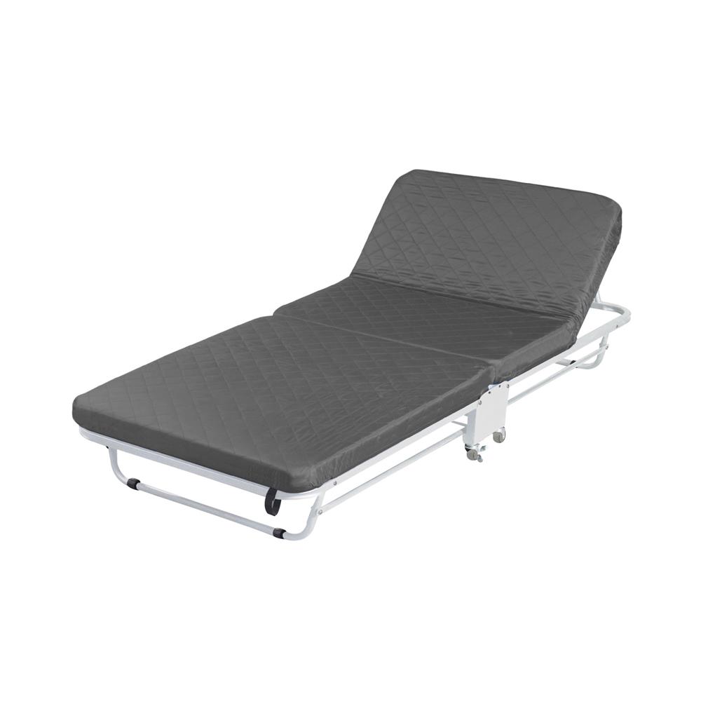 เตียงพับพร้อม TOPPER THAIBULL EZ-010 2108 สีเทา