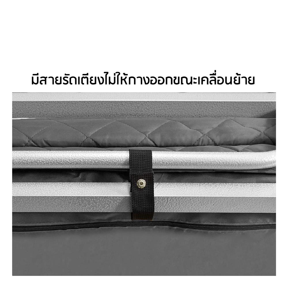 เตียงพับพร้อม TOPPER THAIBULL EZ-010 2108 สีเทา