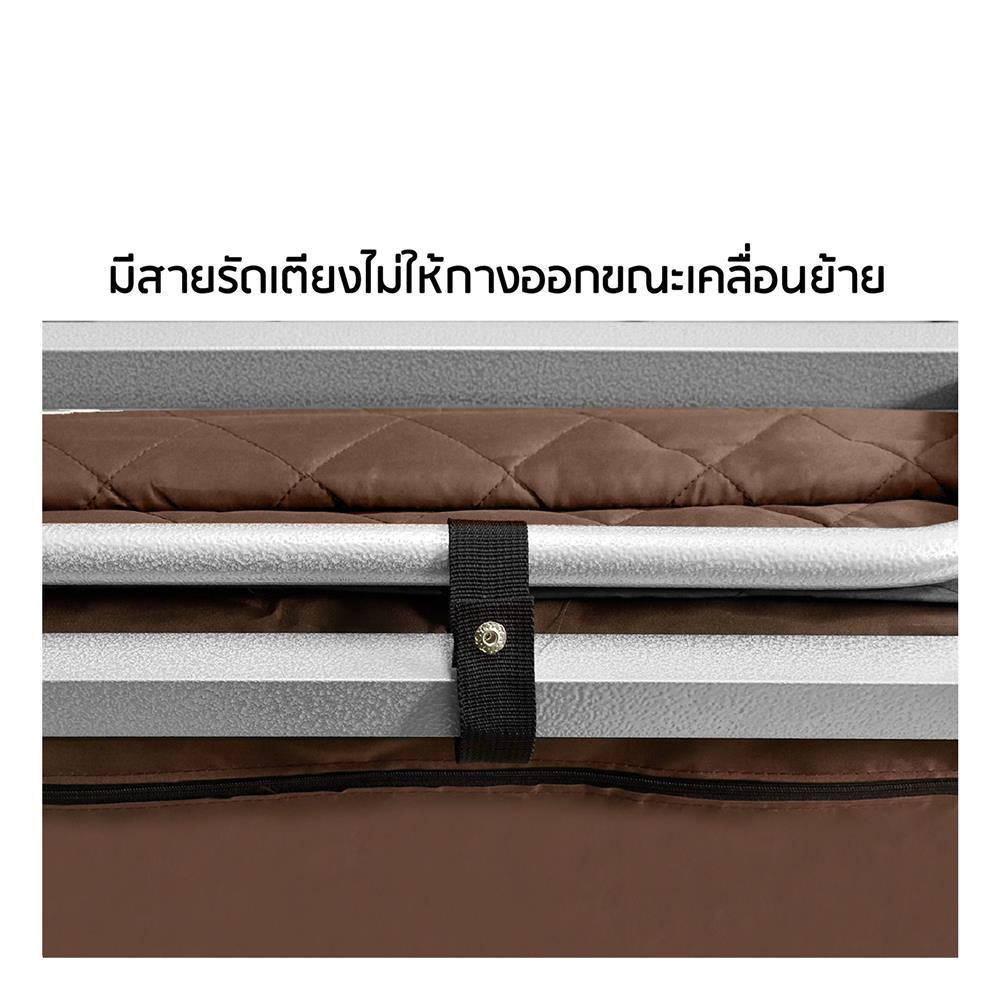 เตียงพับพร้อม TOPPER THAIBULL 2108 EZ-010 สีน้ำตาล