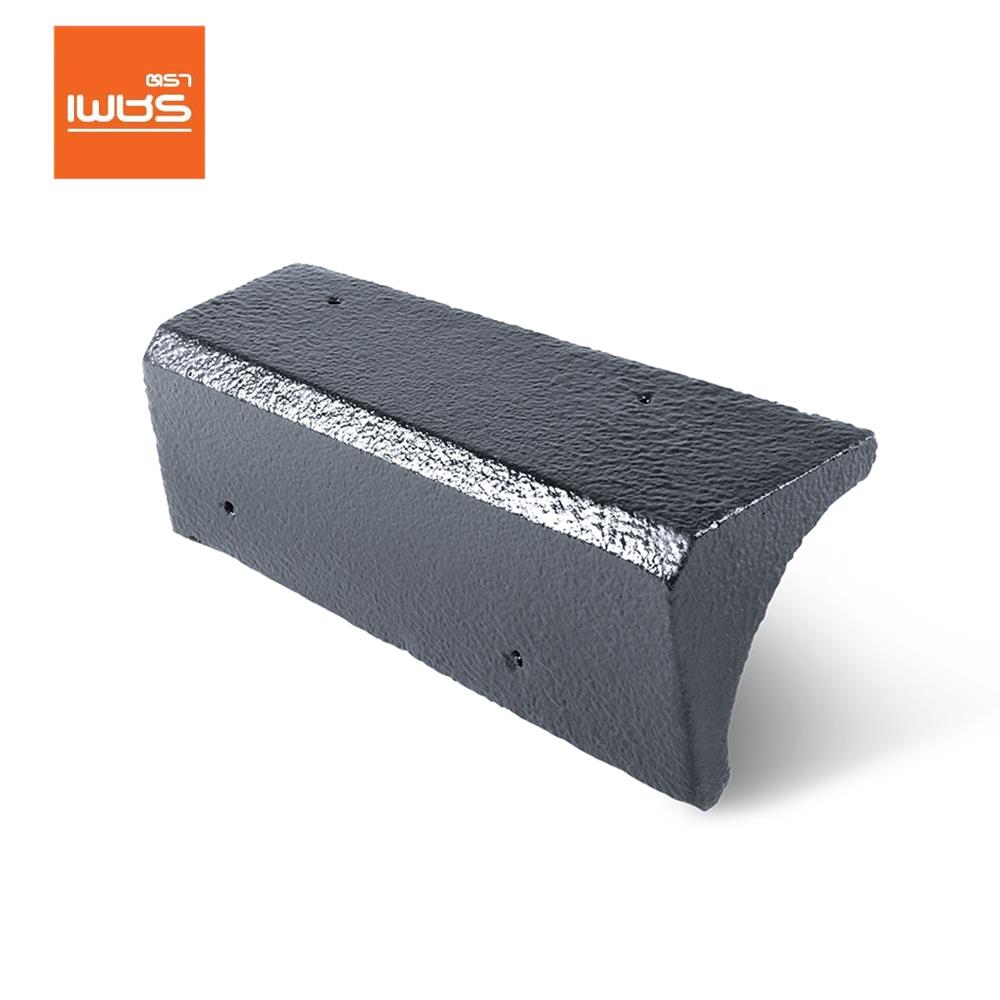 ครอบปิดชายอดามัส แบบเรียบ ตราเพชร 35x20 ซม. สีเทาแอตแลนติก