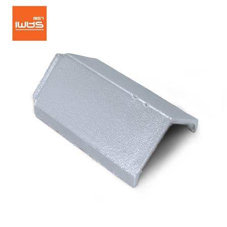 ครอบสันหลังคาอดามัส ตราเพชร 25x38.4 ซม. สีเทาอาร์กติก_0